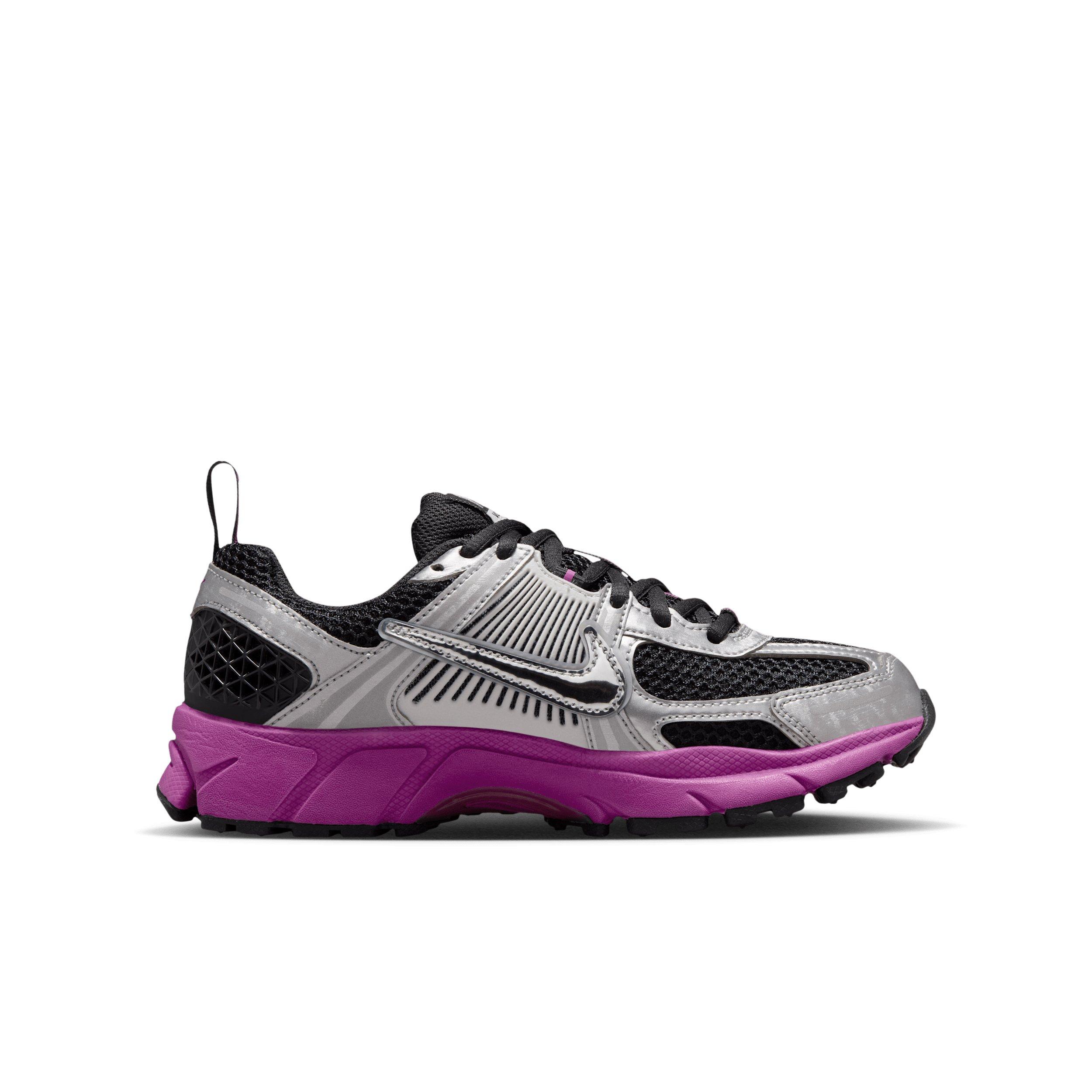 Nike Vomero 5 "Off Noir/Fire Pink/Photon Dust/Metallic Silver" Grade School Girls' Shoe - OFF NOIR/PINK/DUST/SILVER